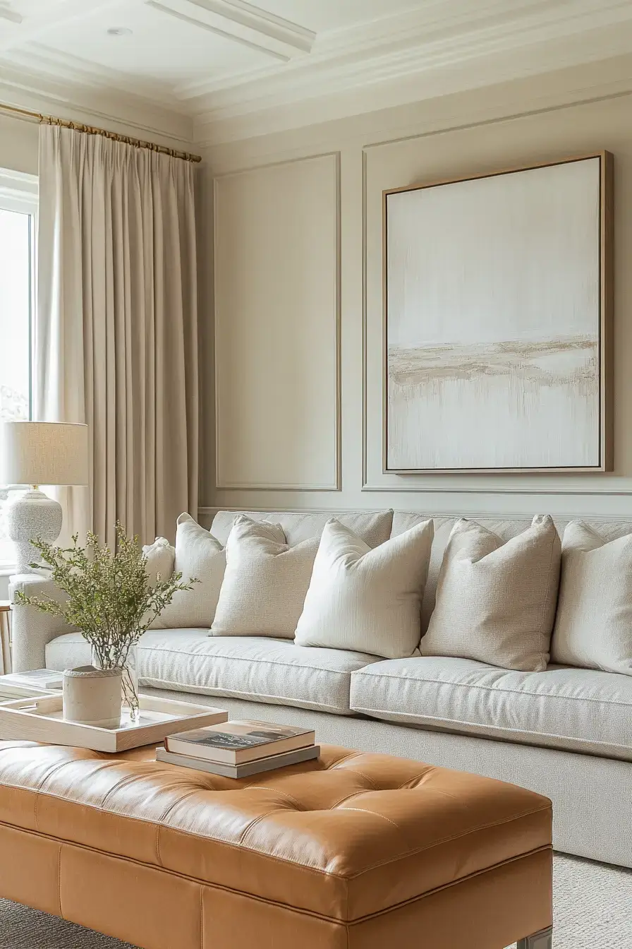 25 Grey and Beige Living Room Mixes That Actually Stay Warm grey and beige living room