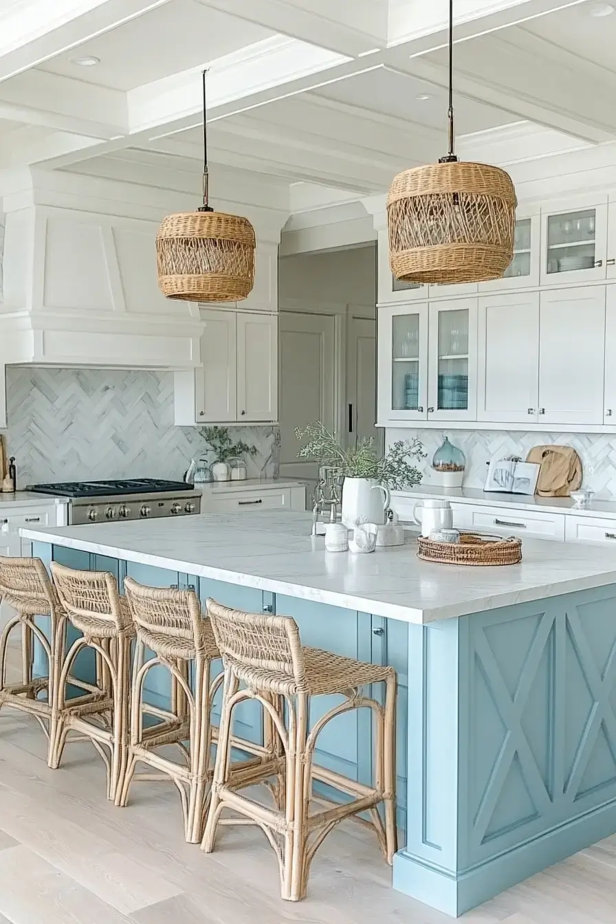 29 Coastal Kitchen Ideas That Carry the Shore Right to the Sink coastal kitchen