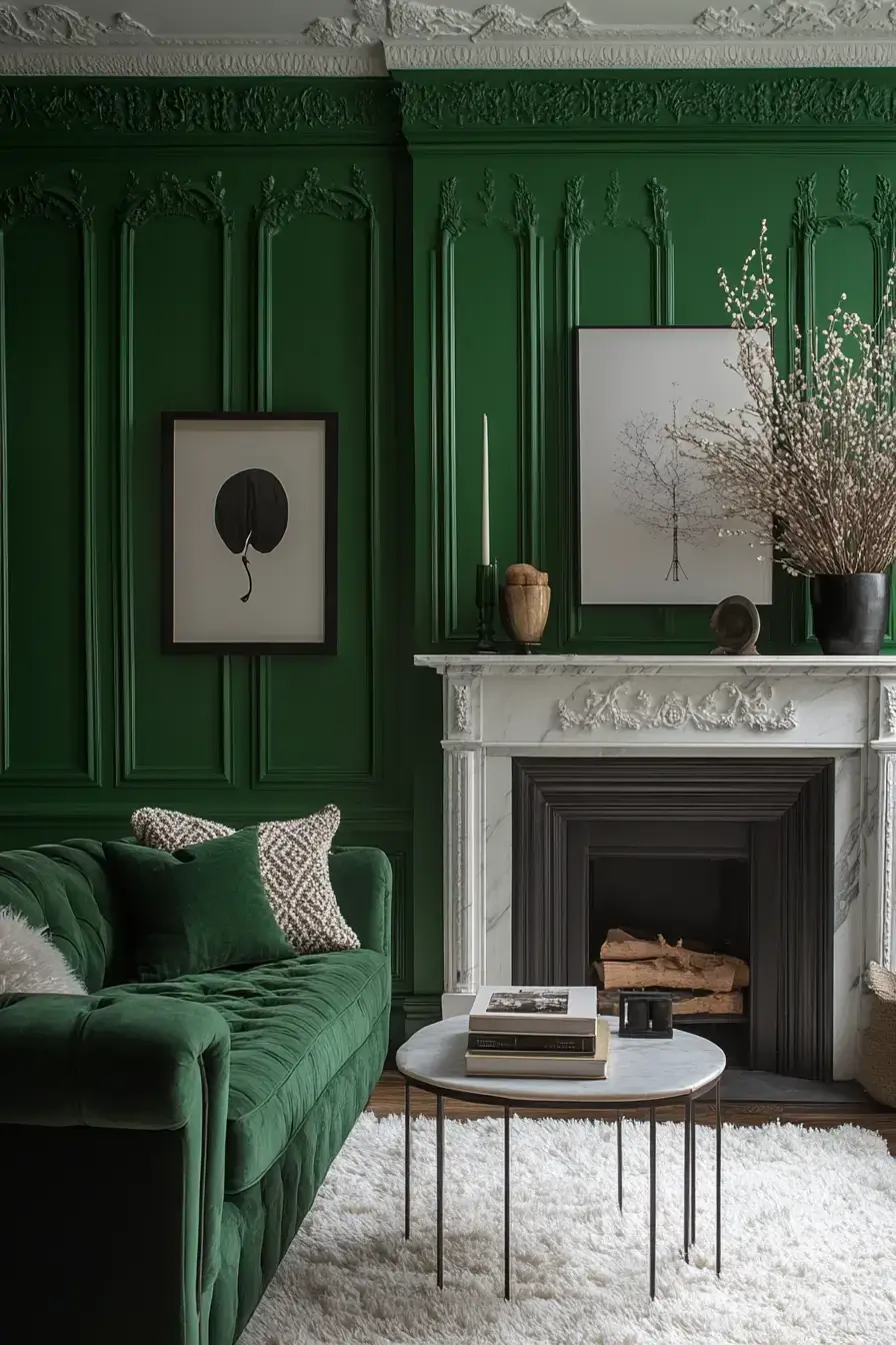 29 Emerald Green Living Room Ideas That Feel Rich Without Trying emerald green living room