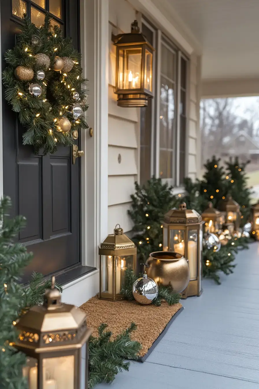 23 Front Porch Christmas Decor Looks That Last Through January front porch christmas decor