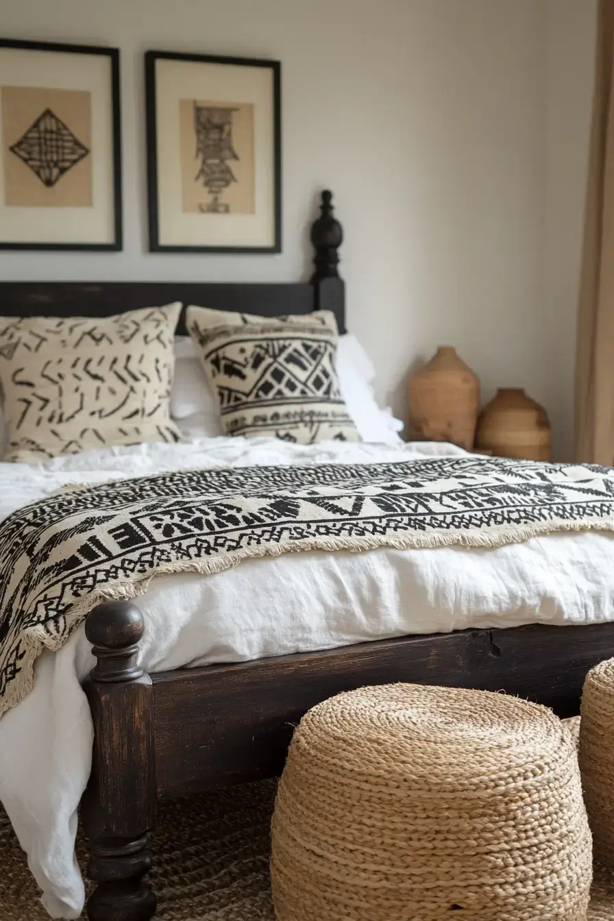 29 Afro Boho Bedroom Ideas That Turn Sleep Spaces Into Sanctuaries afro boho bedroom