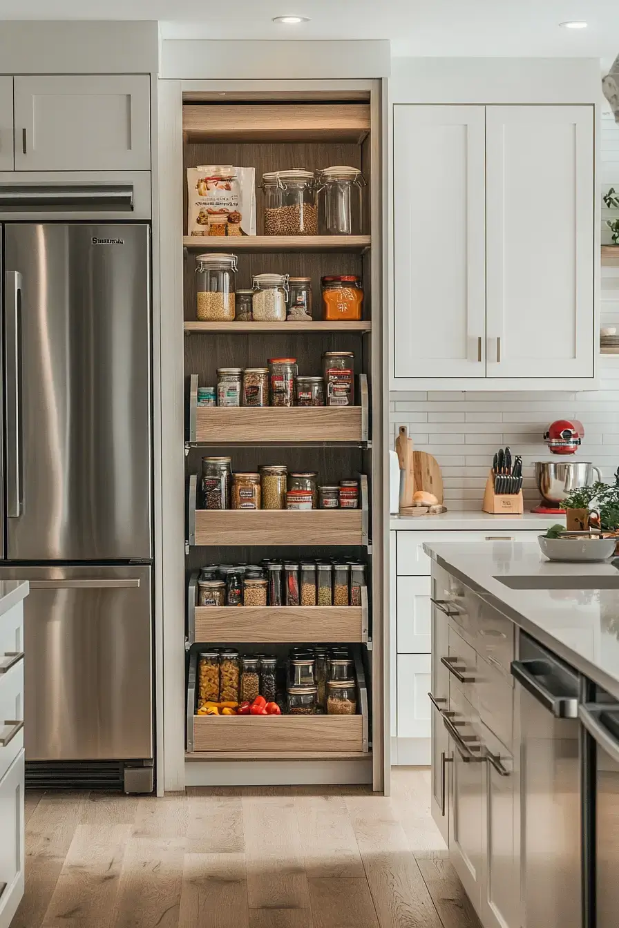 27 Kitchen Pantry Designs Built Around Real Grocery Habits kitchen pantry design