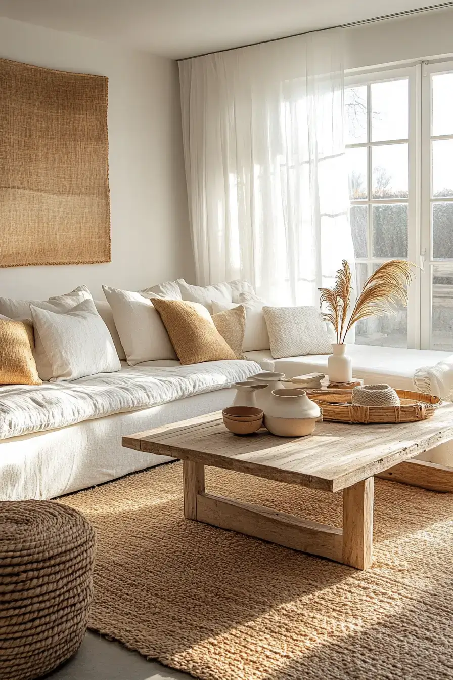 coastal casual living room
