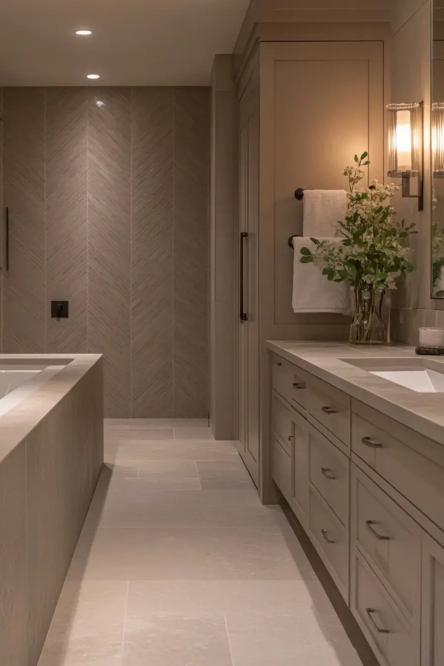 27 Beige Bathroom Looks That Stay Calm Even on Busy Mornings beige bathroom ideas