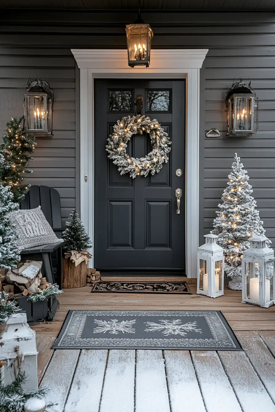 23 Front Porch Christmas Decor Looks That Last Through January front porch christmas decor