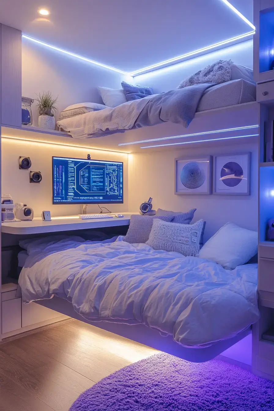 21 Teen Boy Bedrooms That Balance Posters and Actual Sleep teen boy bedroom