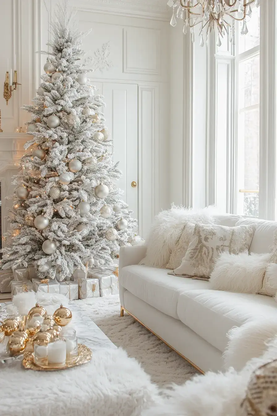 29 Christmas Living Room Setups That Feel Like a Real Holiday Evening christmas living room