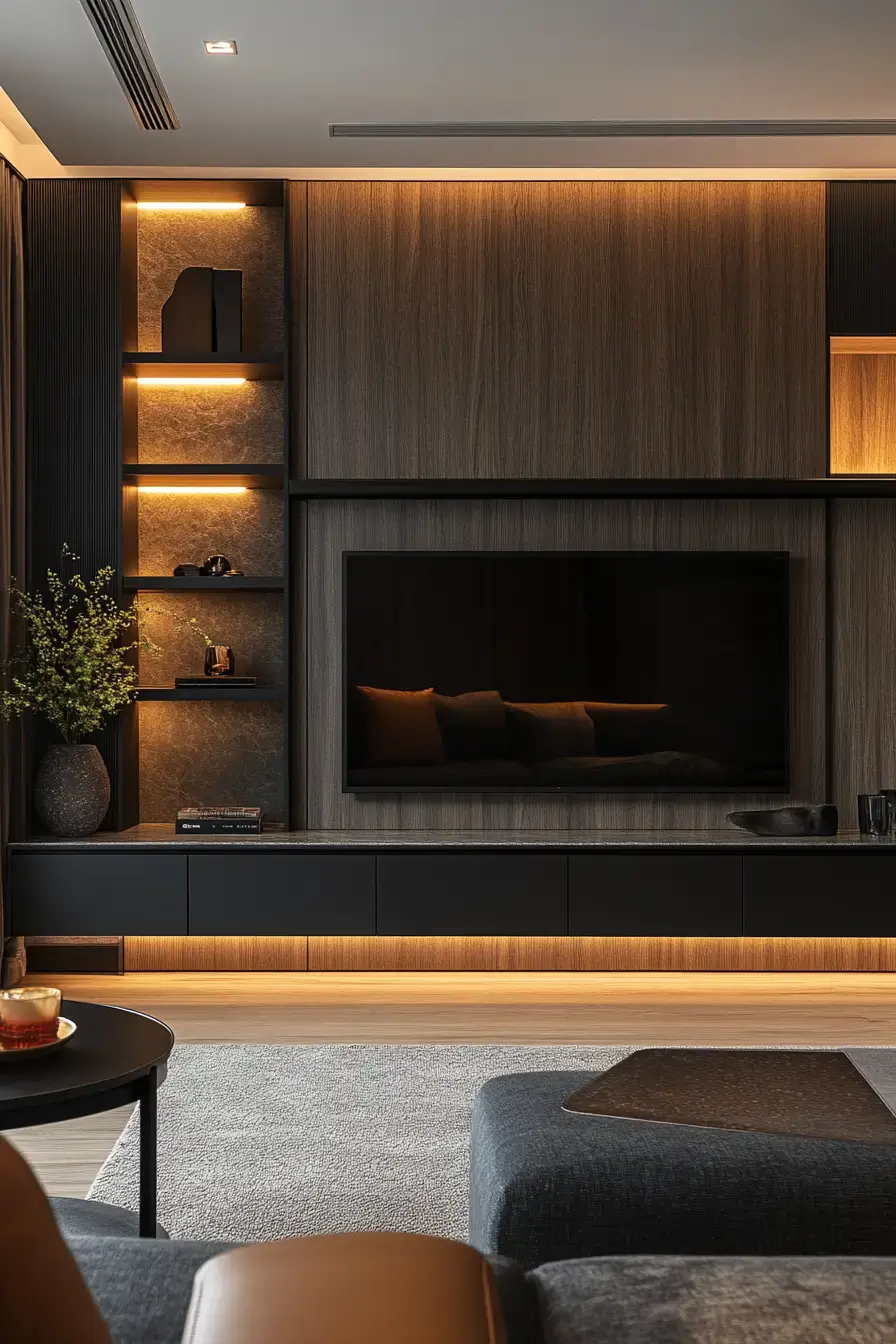 29 TV Unit Decor Ideas That Make the Living Room Feel Pulled Together tv unit decor
