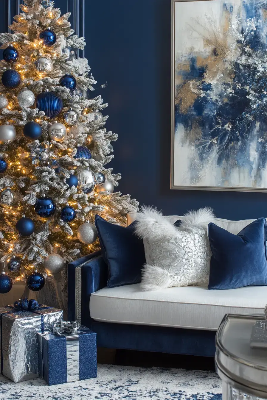 29 Christmas Living Room Setups That Feel Like a Real Holiday Evening christmas living room