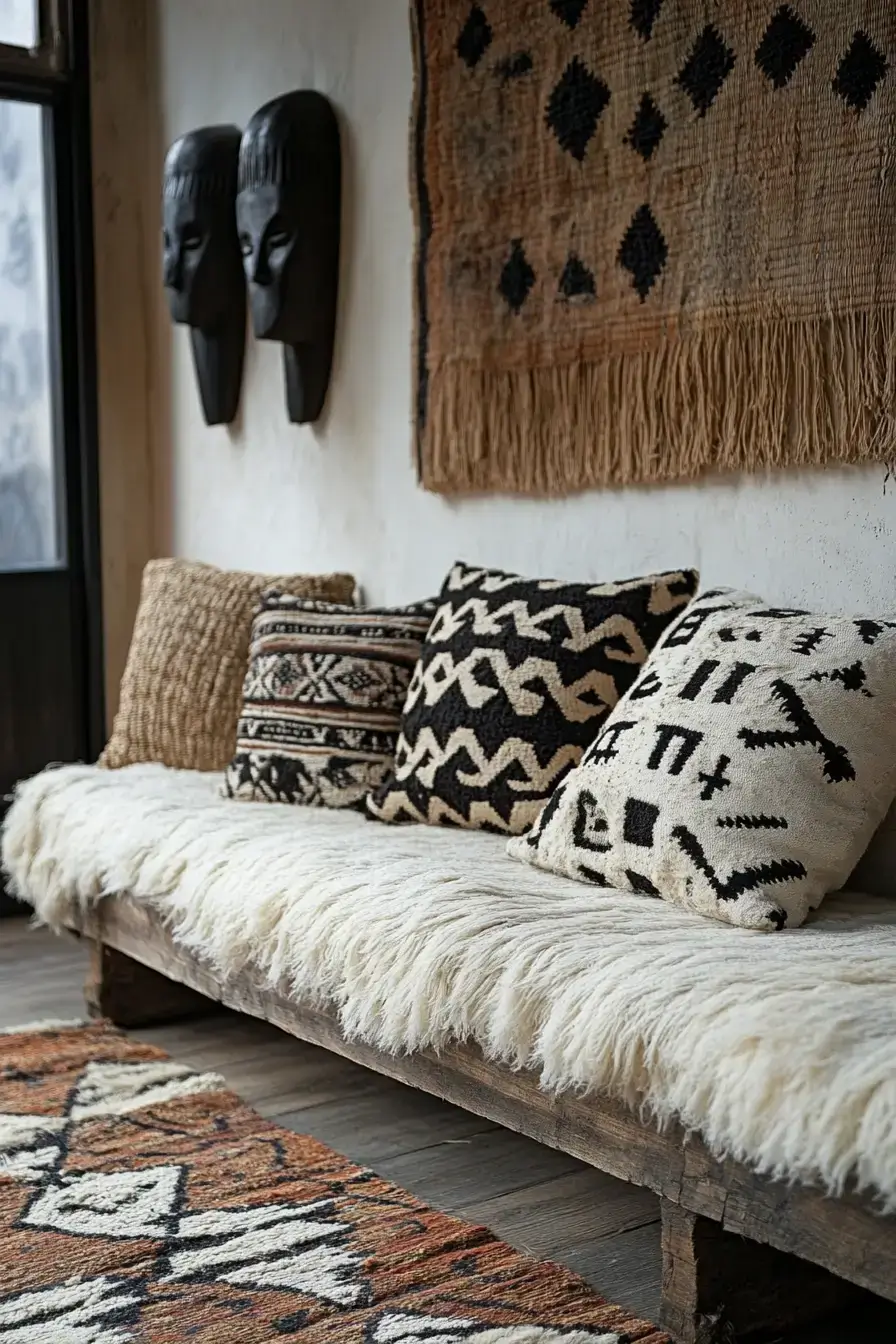 29 Afro Boho Living Room Ideas That Feel Lived-In, Not Staged afro boho living room