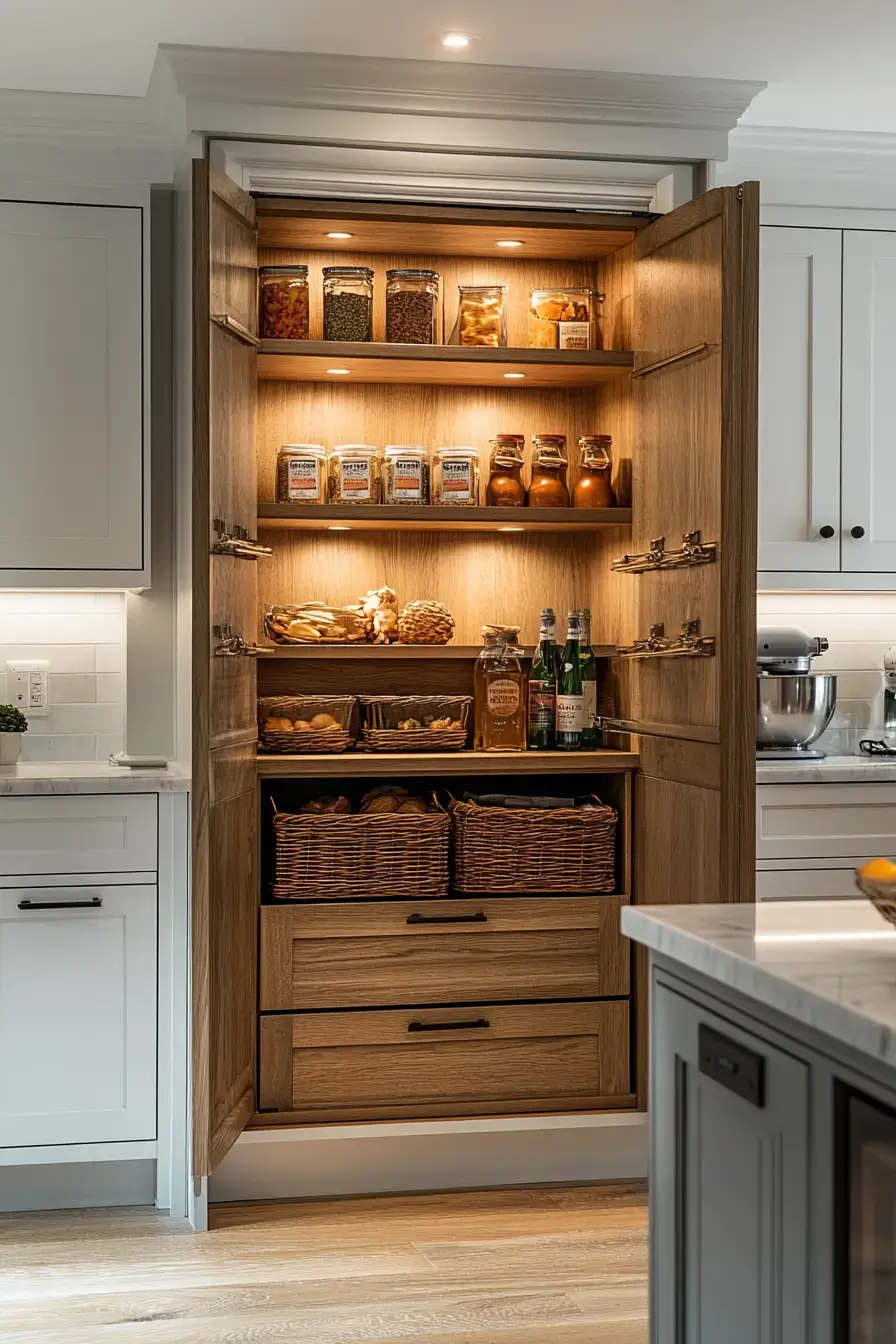 27 Kitchen Pantry Designs Built Around Real Grocery Habits kitchen pantry design