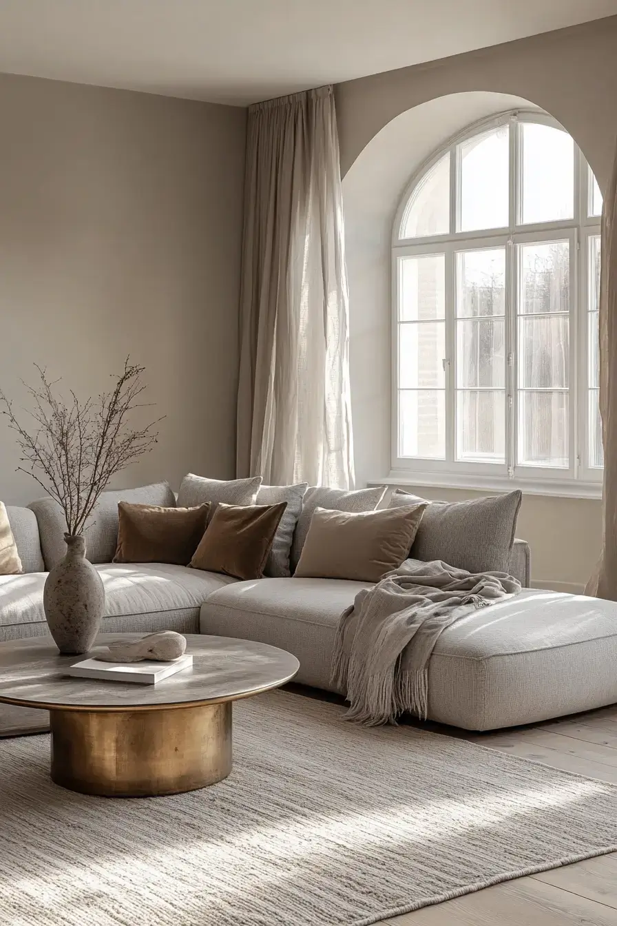 25 Grey and Beige Living Room Mixes That Actually Stay Warm grey and beige living room