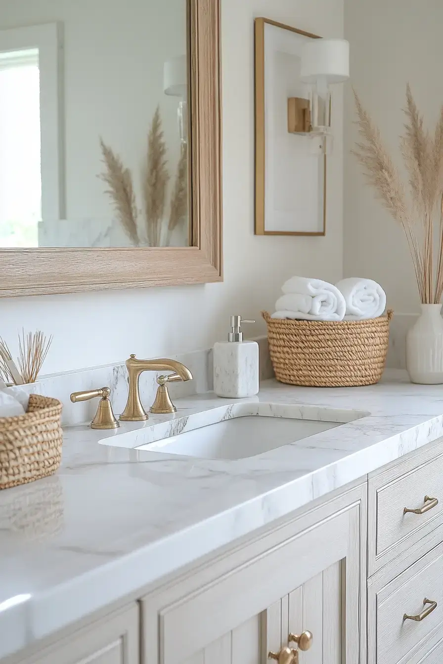 29 Modern Coastal Bathroom Ideas That Feel Spa-Calm modern coastal bathroom