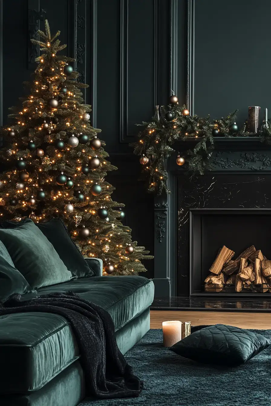 29 Christmas Living Room Setups That Feel Like a Real Holiday Evening christmas living room
