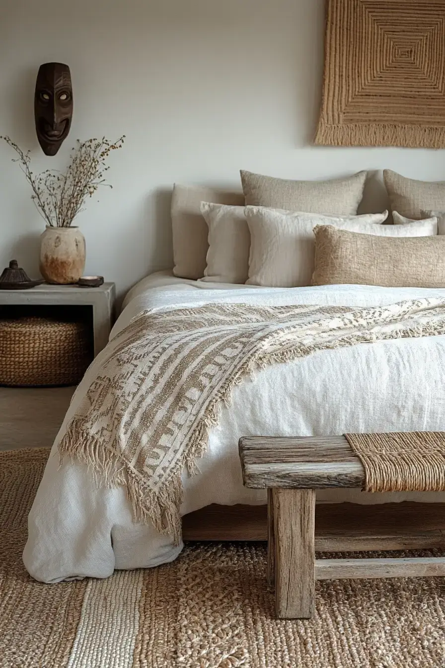 29 Afro Boho Bedroom Ideas That Turn Sleep Spaces Into Sanctuaries afro boho bedroom