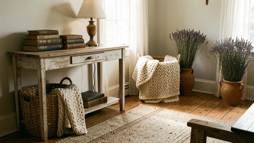 rustic living room decor