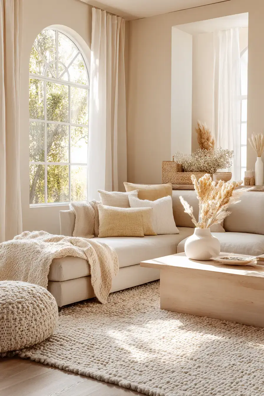 29 Warm Beige Living Room Ideas That Read Lived-In, Not Plain