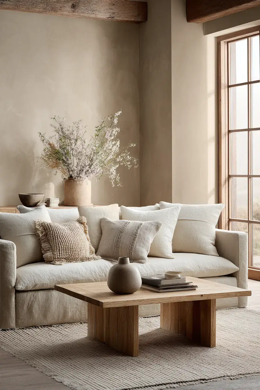 29 Warm Earthy Living Room Ideas Grounded in Real Materials