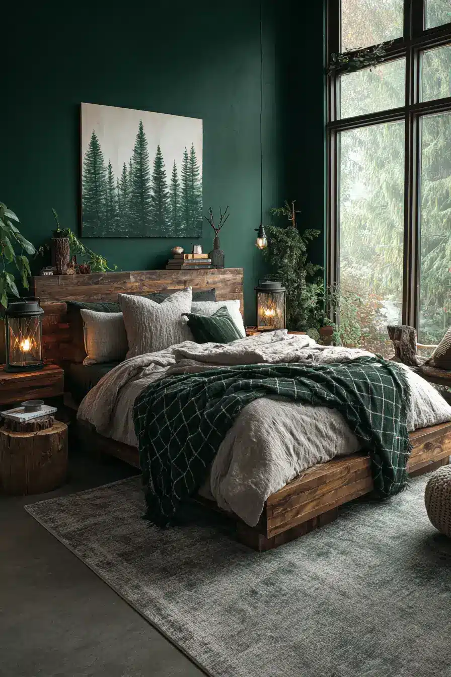 29 Nature Themed Bedroom Ideas That Keep the Outdoors Close