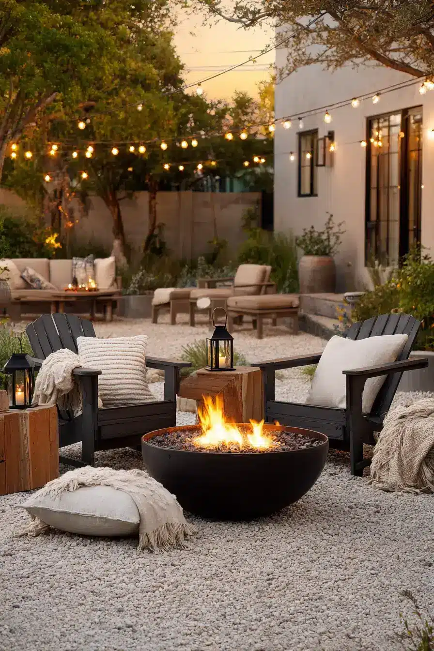 29 Fire Pit Ideas for a Backyard on a Budget With a Steel Bowl