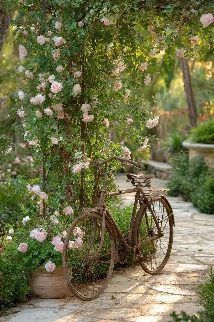 29 Bicycle Yard Decor Ideas for a Front Garden With Charm