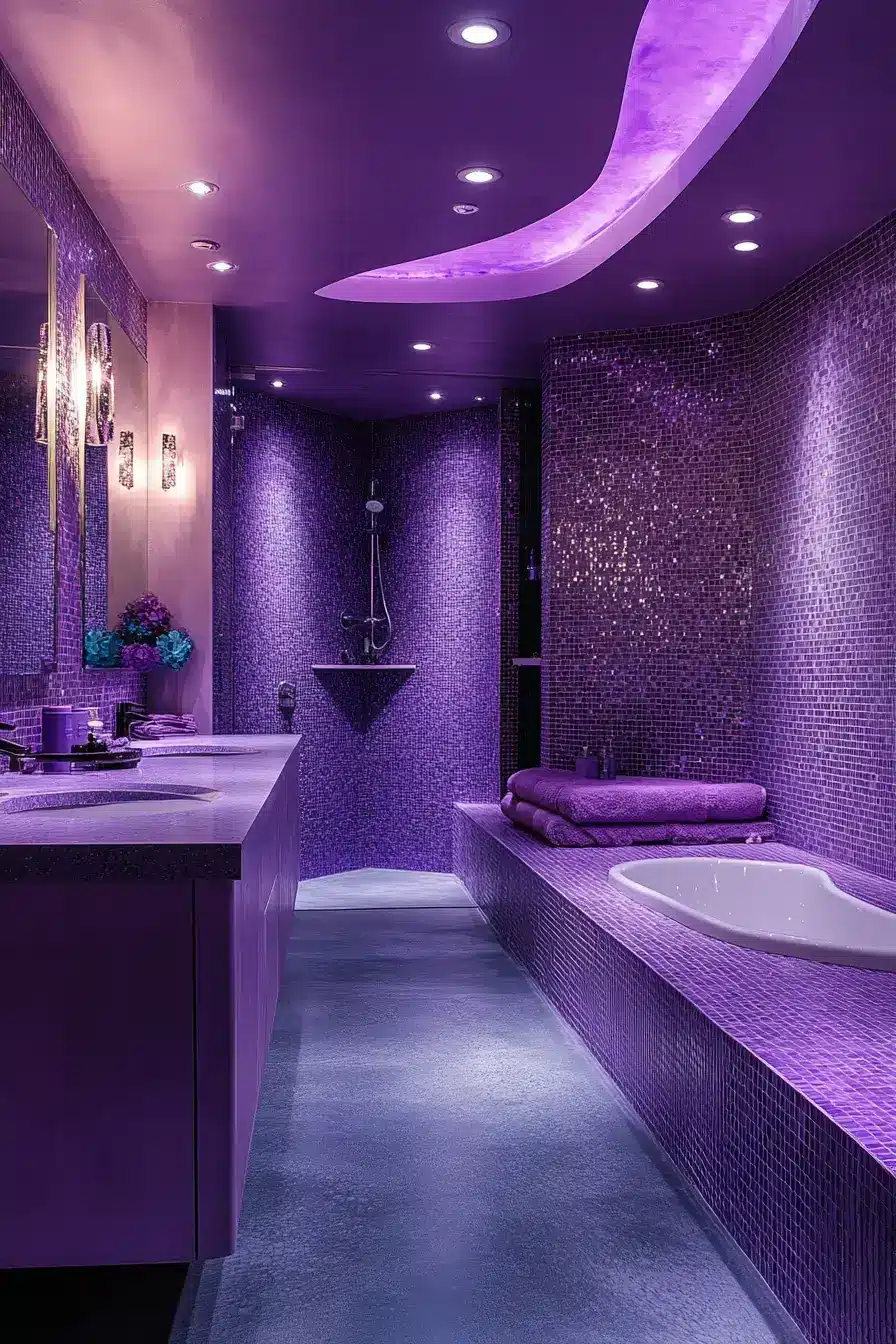 29 Purple Bathroom Ideas That Feel Like a Spa