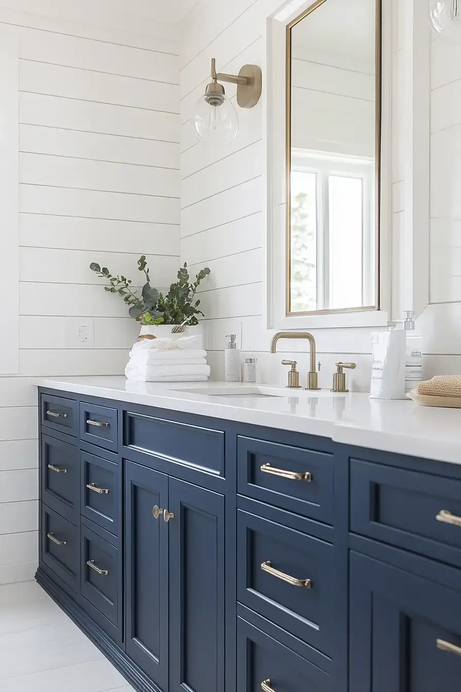 29 Beachy Bathroom Ideas That Keep the Salt-Air Feeling