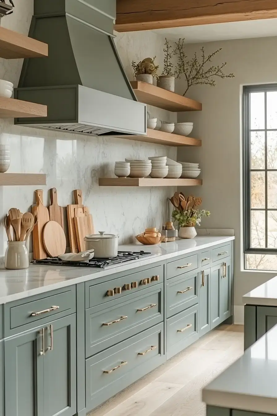 29 Sage Kitchen Cabinets Ideas for a Quiet, Real Kitchen