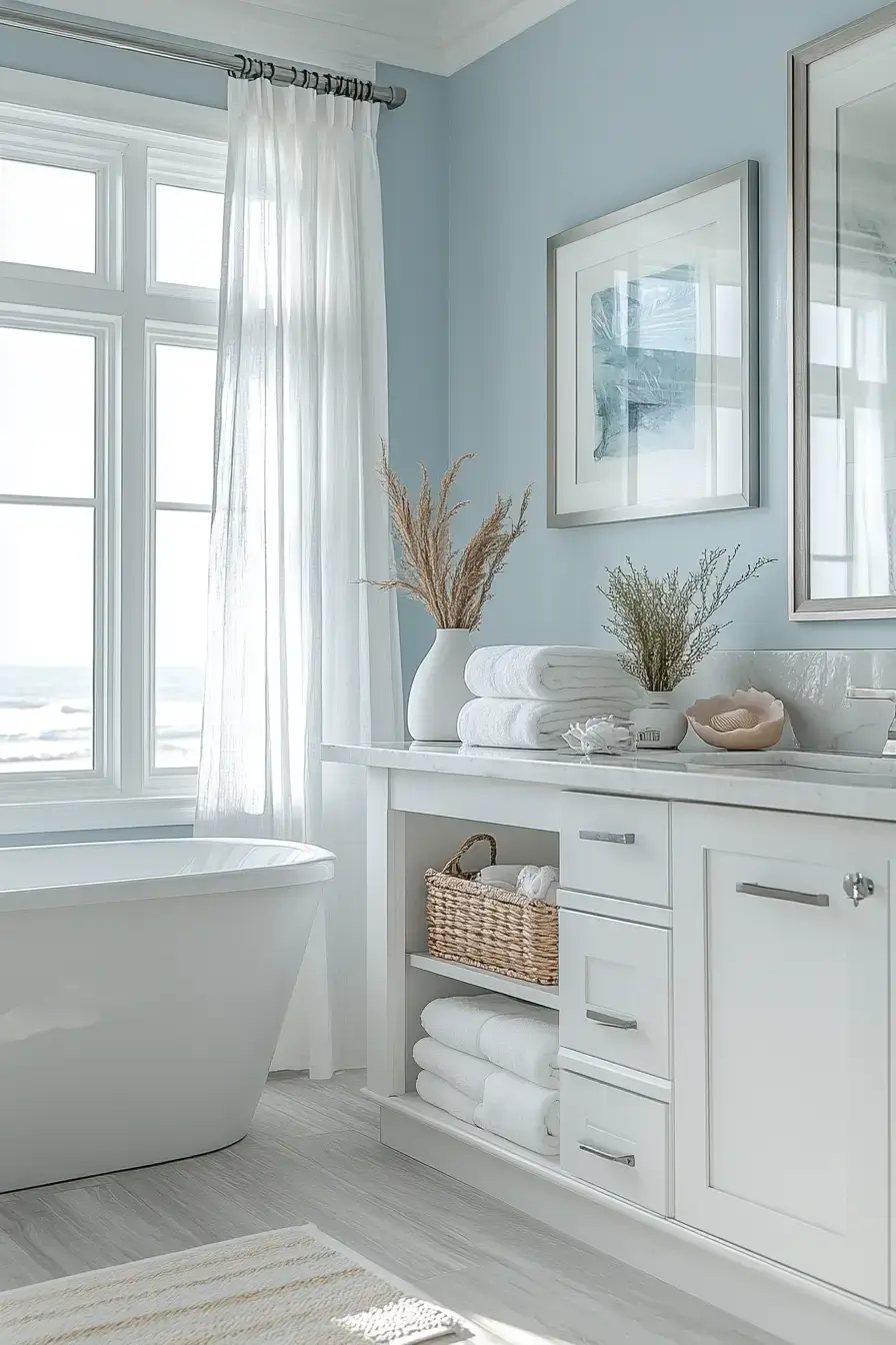 29 Ocean Themed Bathroom Ideas That Bring the Shore Indoors