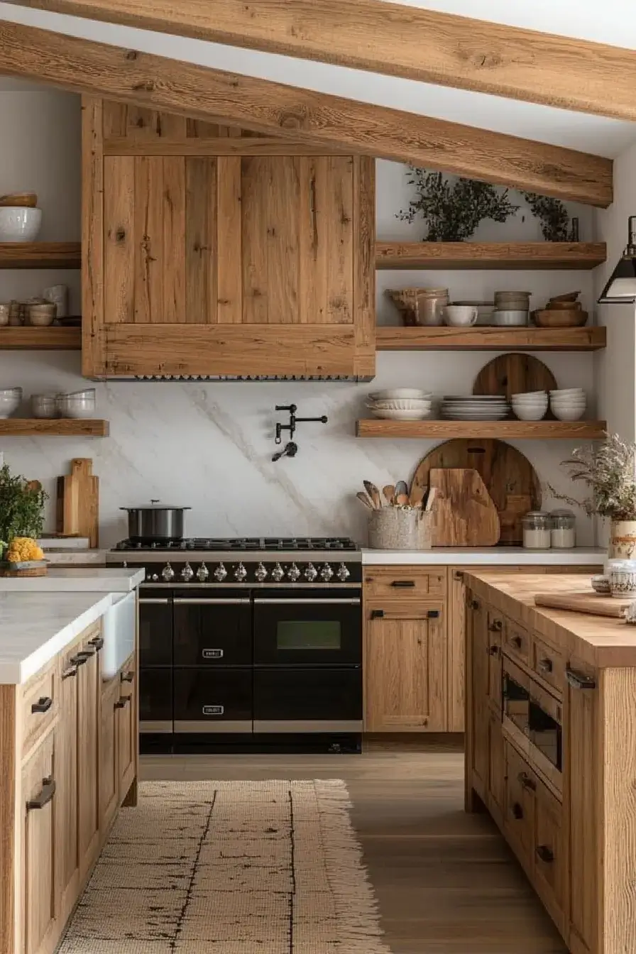 29 Shaker Kitchen Cabinets Ideas with Antique Brass Pulls