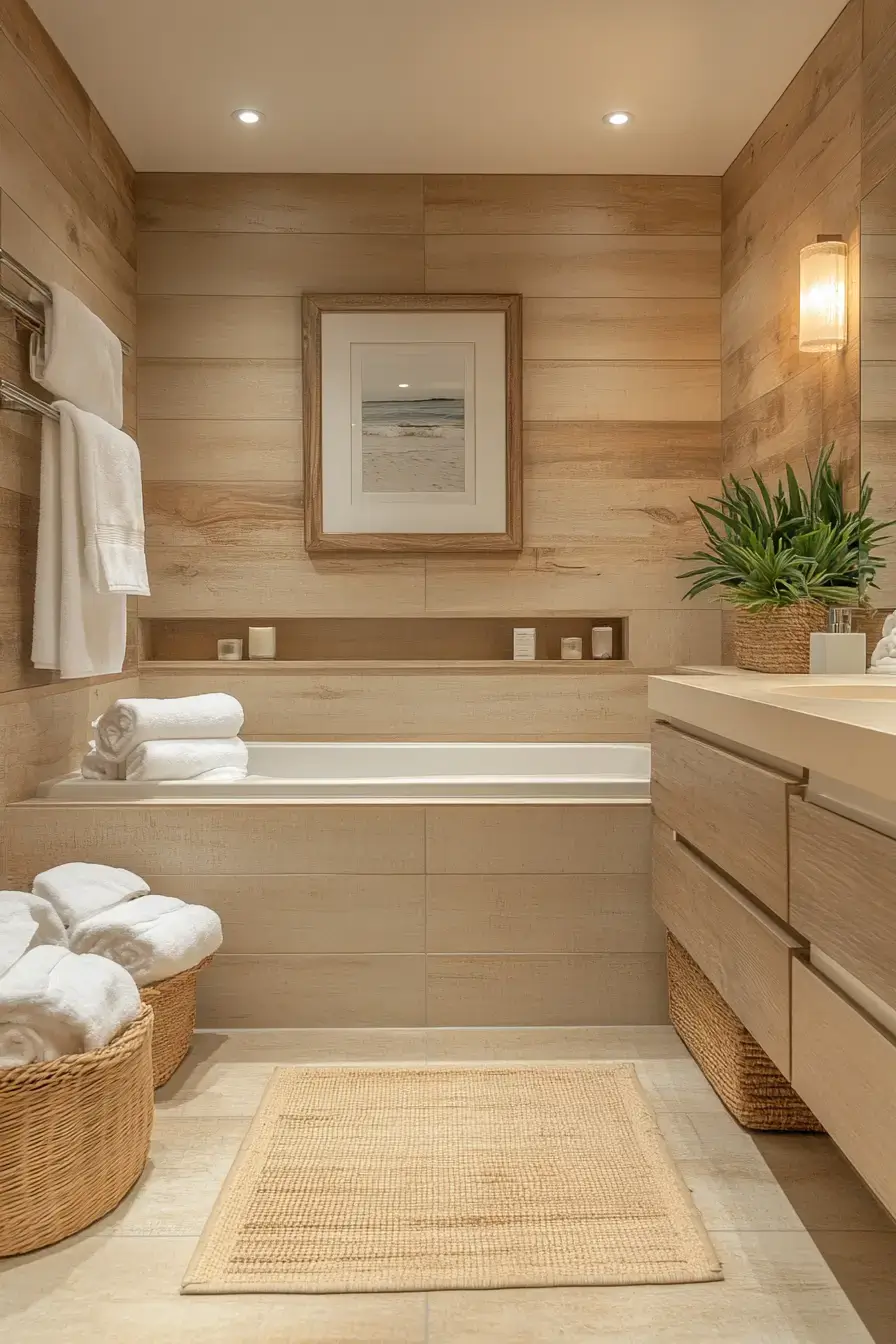 29 Beachy Bathroom Ideas That Keep the Salt-Air Feeling