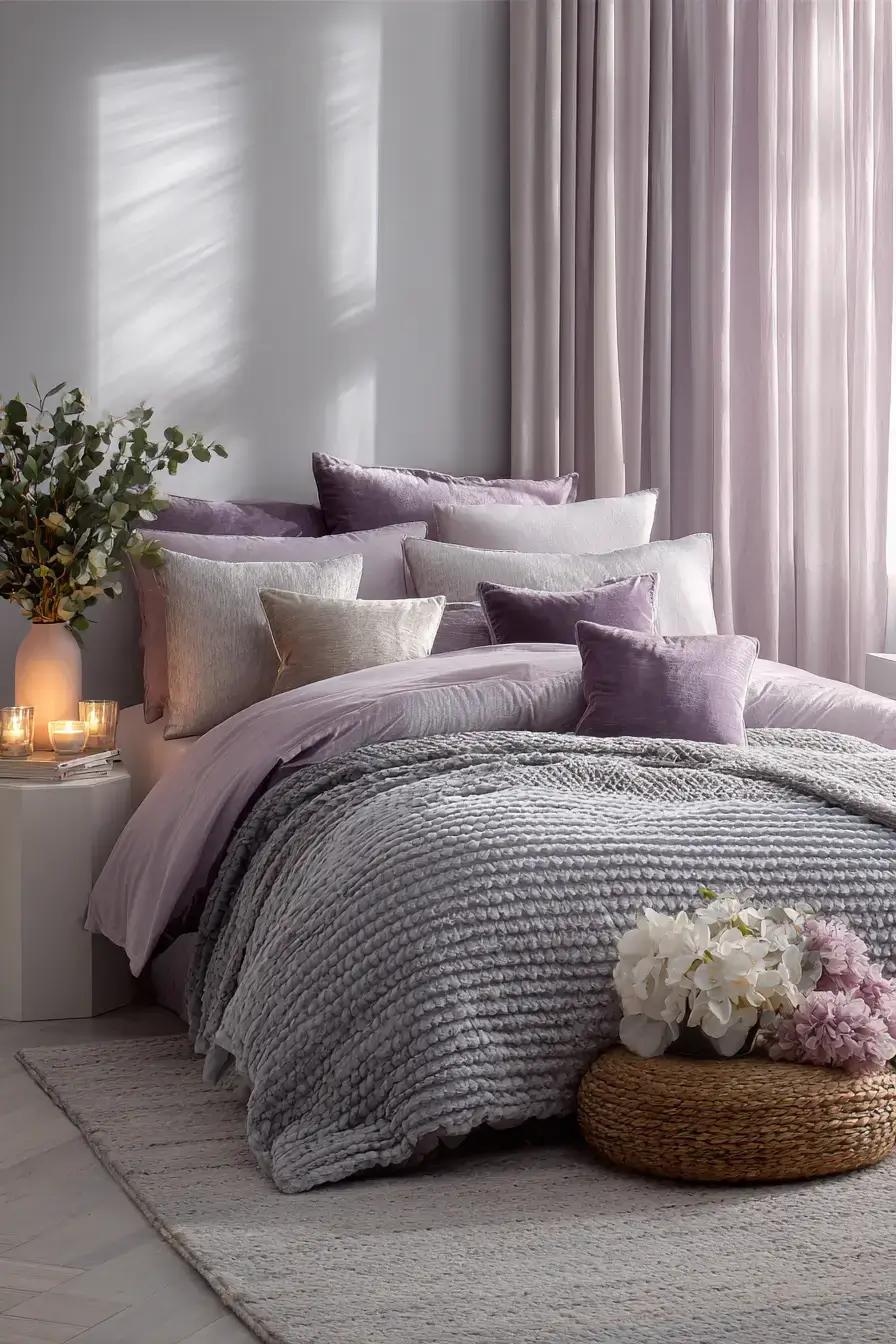 29 Purple Room Decor Ideas with a Plum Accent Wall