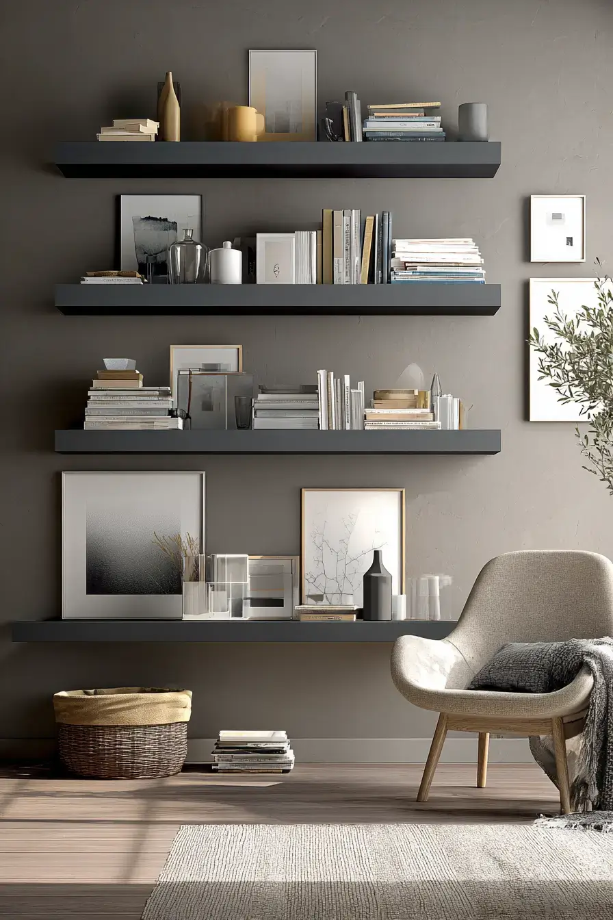 29 Bookshelves for Small Spaces That Free Up the Floor