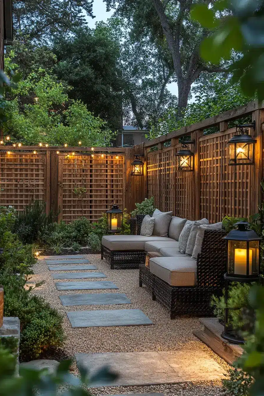 29 Backyard Fence Ideas with a Built-In Planter