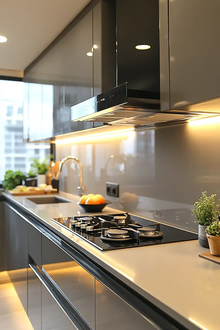 29 Aluminium Kitchen Cabinets Ideas for a Practical Modern Space