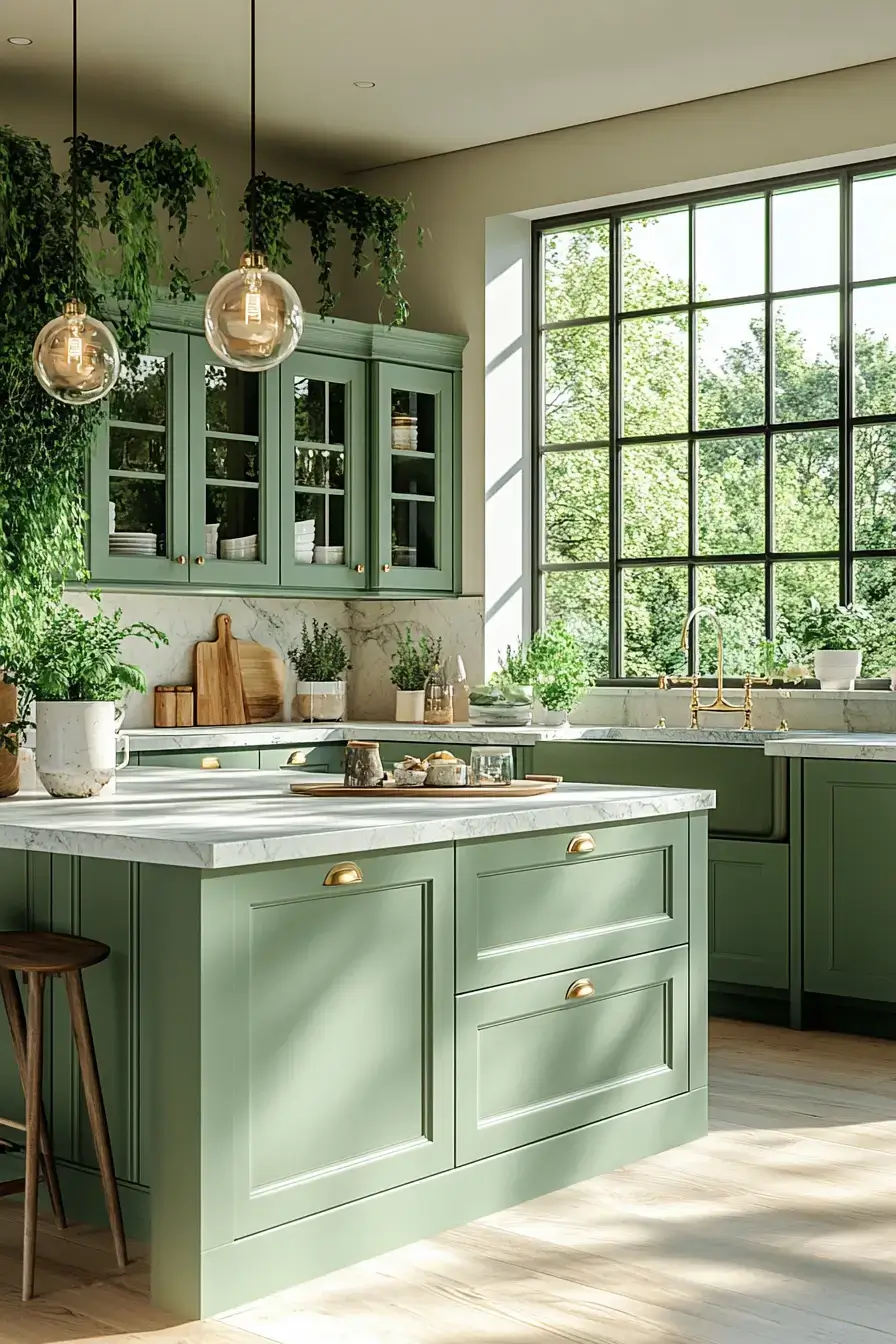 29 Sage Kitchen Cabinets Ideas for a Quiet, Real Kitchen
