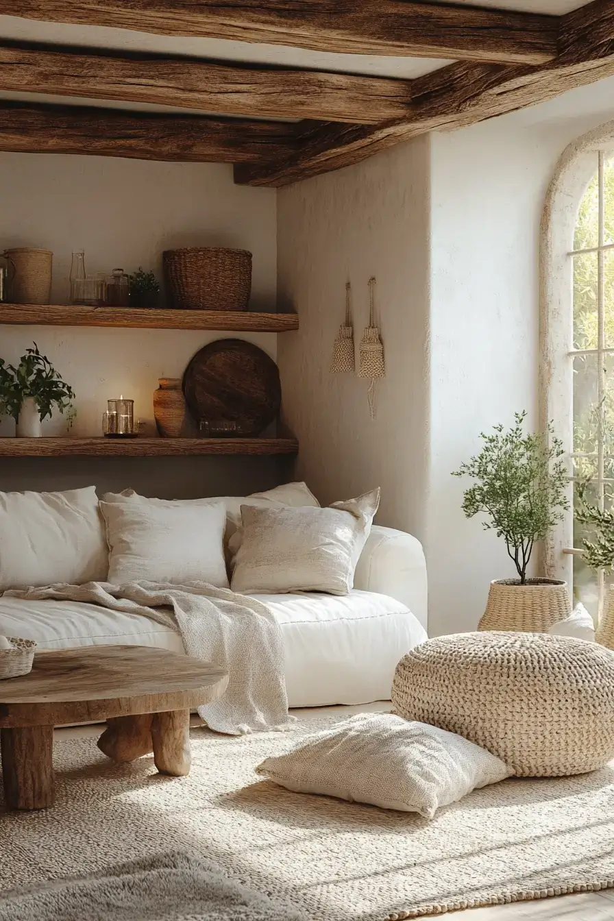 29 Warm Rustic Living Room Ideas with a Real Fireplace Feel