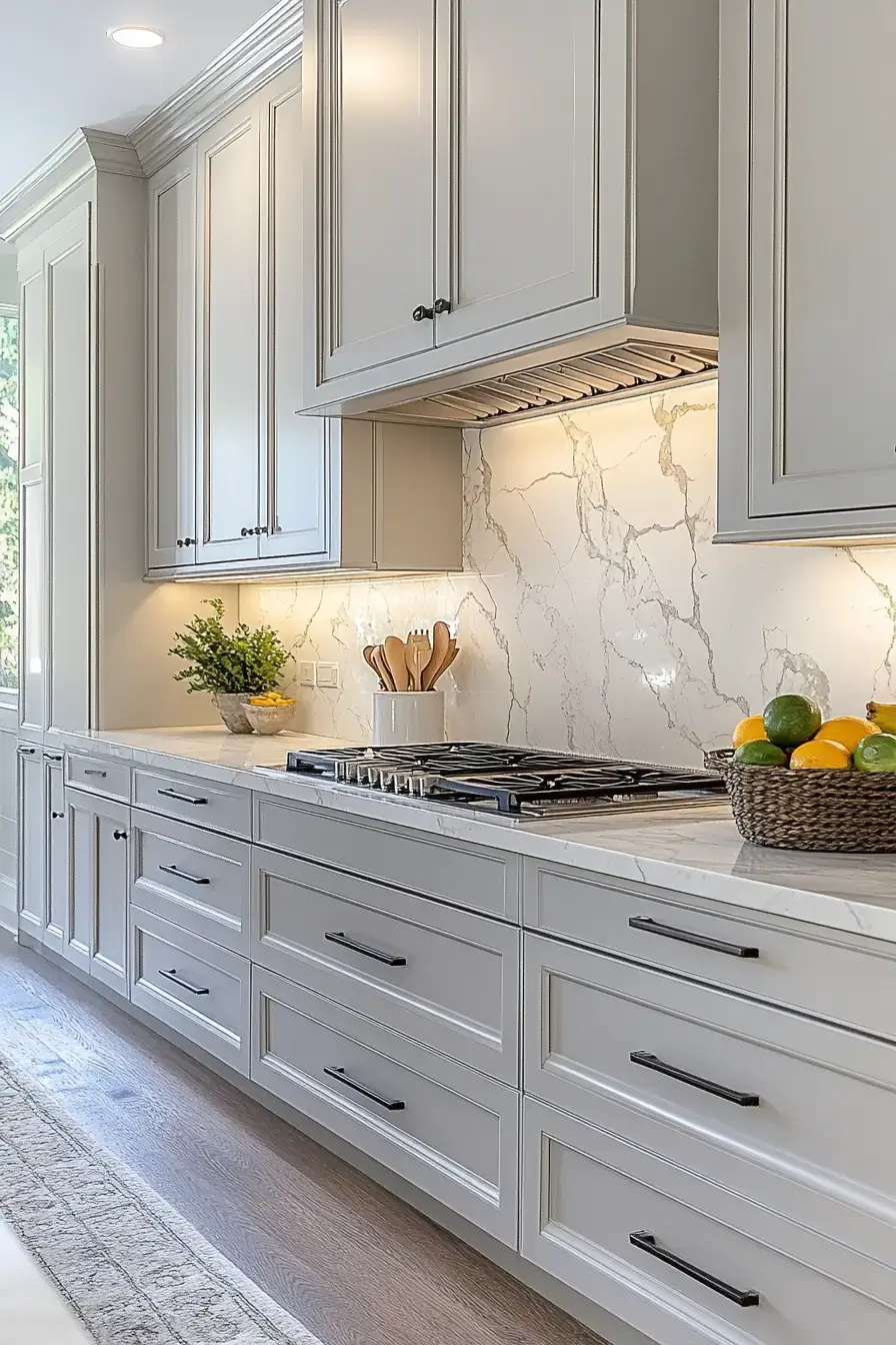 29 Two Tone Kitchen Cabinets Ideas with an Olive and White Split
