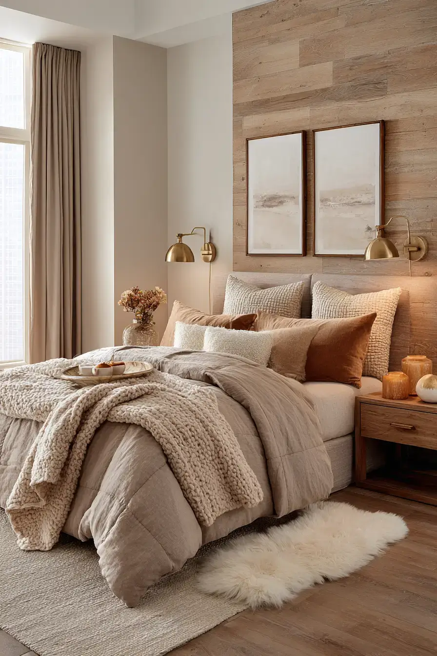 29 Warm Bedroom Ideas That Make the Cold Mornings Easier