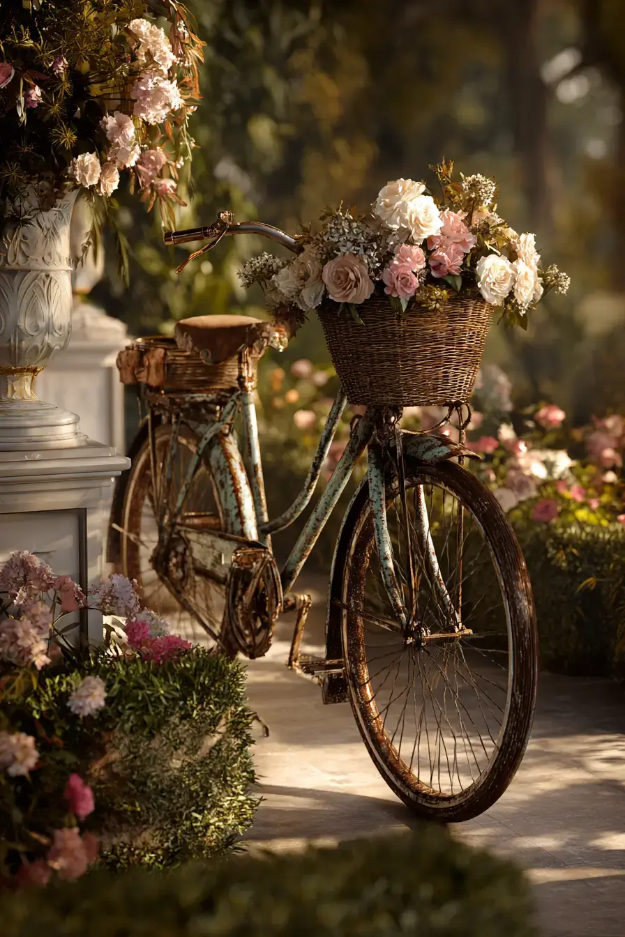 29 Bicycle Yard Decor Ideas for a Front Garden With Charm