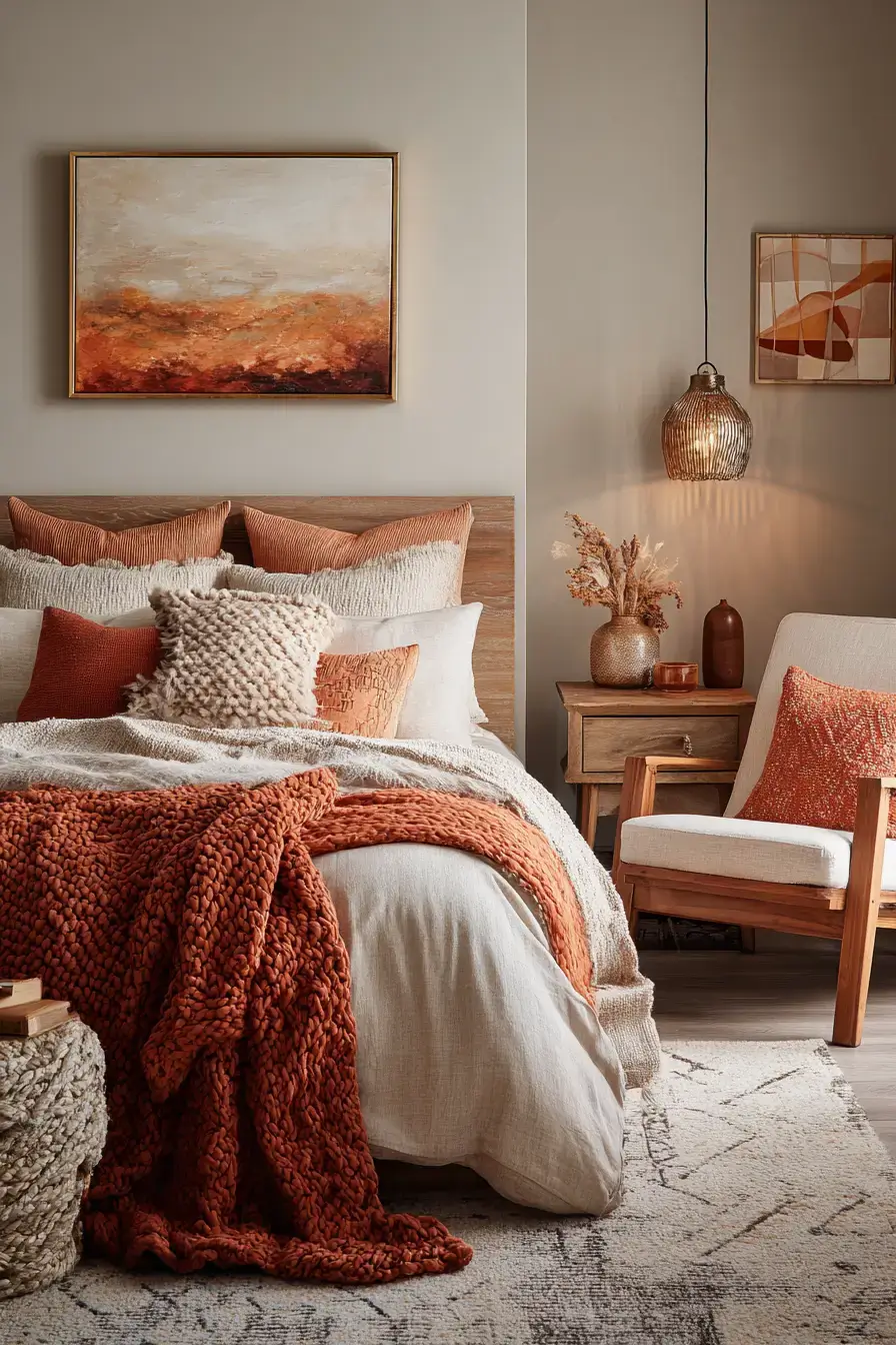29 Warm Bedroom Ideas That Make the Cold Mornings Easier