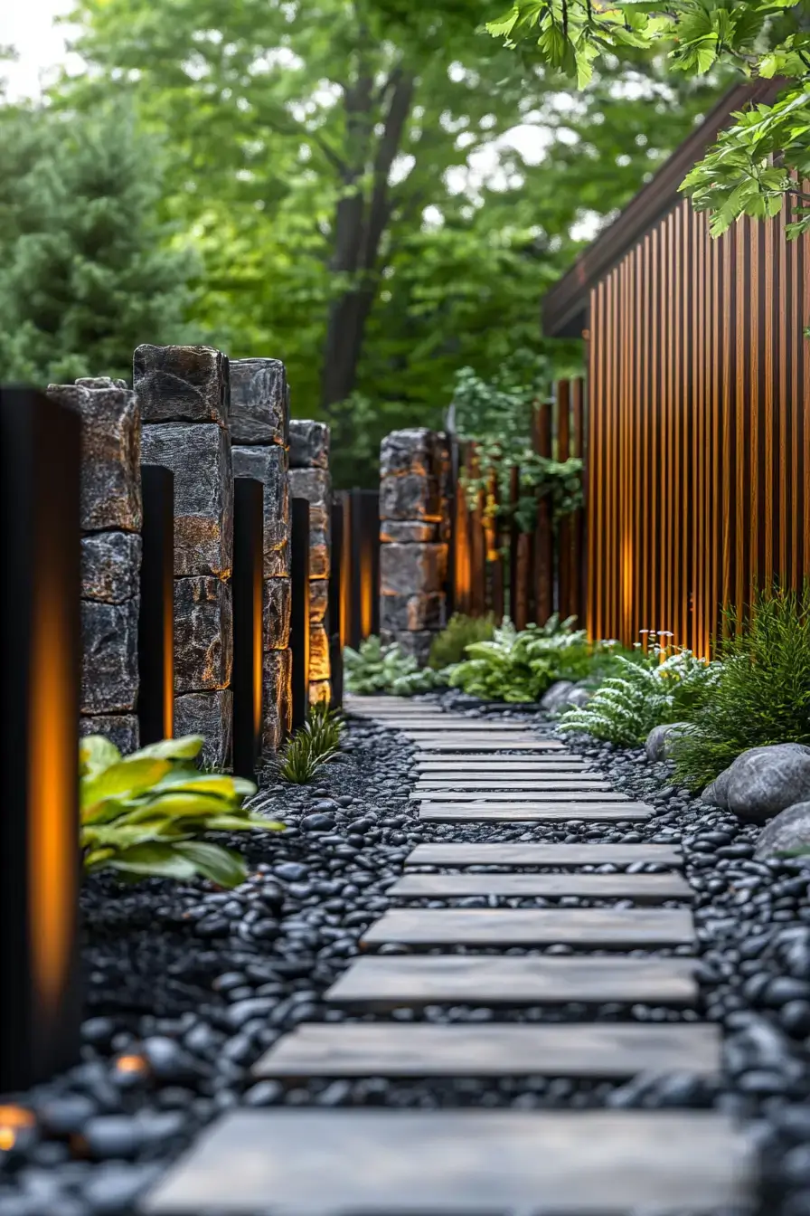 29 Backyard Fence Ideas with a Built-In Planter