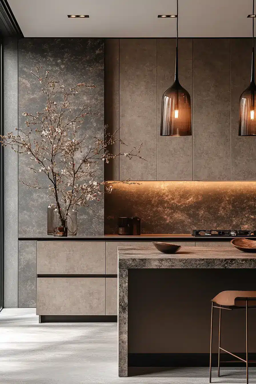 29 Two Tone Kitchen Cabinets Ideas with an Olive and White Split