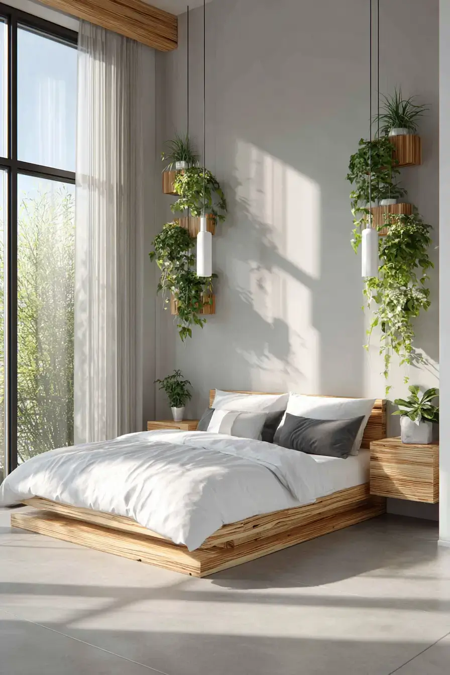 29 Nature Themed Bedroom Ideas That Keep the Outdoors Close