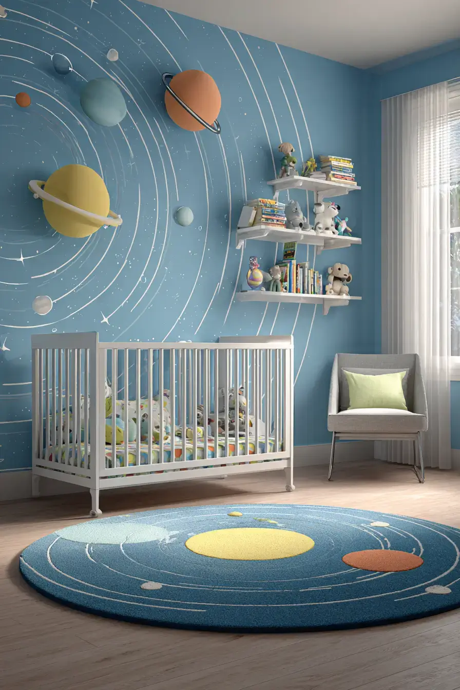 29 Space Themed Nursery Ideas a Little One Will Stargaze Over