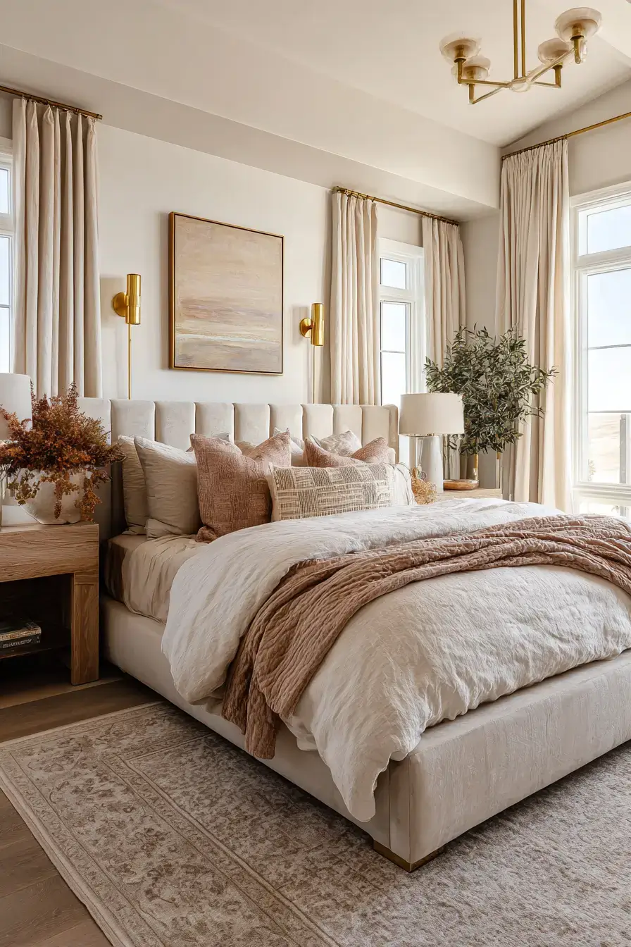 29 Beachy Boho Bedroom Ideas with a Cane Headboard