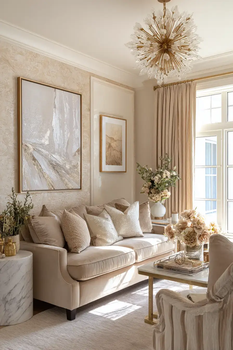 29 Warm Beige Living Room Ideas That Read Lived-In, Not Plain