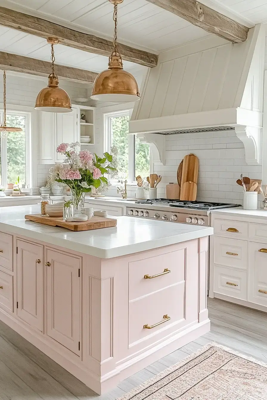 29 Farmhouse Kitchen With White Cabinets Ideas That Feel Lived-In