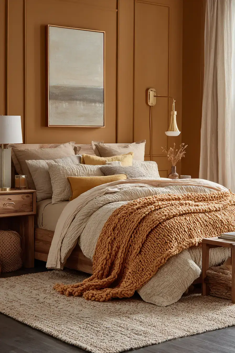 29 Warm Bedroom Ideas That Make the Cold Mornings Easier