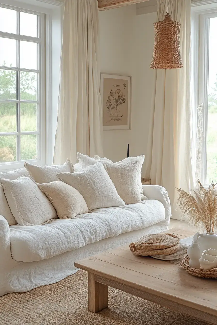 29 Beachy Living Room Ideas for an Open, Airy Space